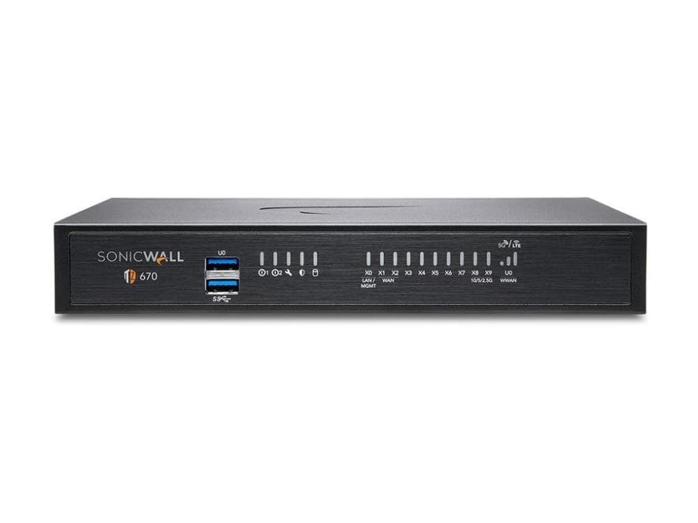 SONICWALL TZ670 TOTALSECURE - ADVANCED EDITION 1YR